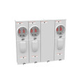 Milbank U5883-X-KK-BL 4 Terminal Ringless Large Closing Plate Horn Bypass 3 Position 3-200 Ampere Main Breaker Provision 9-16 In Barrel Lock With Bracket Provision