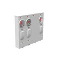 Milbank U5883-X-KK-BL 4 Terminal Ringless Large Closing Plate Horn Bypass 3 Position 3-200 Ampere Main Breaker Provision 9-16 In Barrel Lock With Bracket Provision