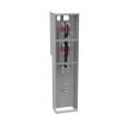 Milbank U8667-O-2/200 4 Terminal Ring Type Plain Top Double Pedestal 2-200 Ampere Main Breaker