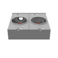 Milbank U7362-DL 4 Terminal Ringless 2 In Hub 2 Position