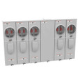 Milbank U5905-X 4 Terminal Ringless Large Closing Plate 5 Position 5-125 Ampere Main Breaker Provision 22k Ampere Interrupting Capacity