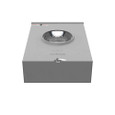 Milbank U7422-RRL 7 Terminal Ringless Large Hub Open Adapt To Small Hub Open No Bypass