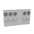 Milbank U5905-X-KK 4 Terminal Ringless Large Closing Plate Horn Bypass 5 Position 5-125 Ampere Main Breaker Provision Horizontal
