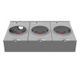 Milbank U7363-DL 4 Terminal Ringless 2 In Hub 3 Position