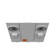 Milbank U5882-X-2/200-KK-K3-DPL 4 Terminal Ringless Large Closing Plate Horn Bypass 2 Position 2-200 Ampere Main Breaker Double Connector 6-350kcmil Delmarva Power And Light