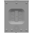 Milbank U7528-RL-TG 4 Terminal Ringless Small Hub Open Triplex Ground Oklahoma Rec