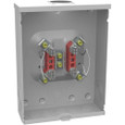 Milbank U7528-RL-TG 4 Terminal Ringless Small Hub Open Triplex Ground Oklahoma Rec