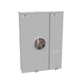 Milbank U5890-X-2/200-HSP 4 Terminal Ringless Large Closing Plate 2-200 Ampere Main Breaker Stainless Steel Hasp