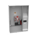 Milbank U5890-X-2/200-HSP 4 Terminal Ringless Large Closing Plate 2-200 Ampere Main Breaker Stainless Steel Hasp
