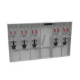 Milbank U5905-X-KK-PED-CECHA 4 Terminal Ringless Large Closing Plate Horn Bypass 5 Position 5-125 Ampere Main Breaker Provision Pedestal Mount Provision Horizontal Commonwealth Edison Chicago Housing Authority