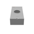 Milbank U5967-XL 4 Terminal Ringless Small Closing Plate Tall Shell