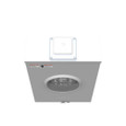 Milbank U9701-RXL-QG-AMS 7 Terminal Ringless Large Hub Open Adapt To Small Closing Plate Quadplex Ground Lever Bypass Ameren