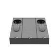 Milbank U5882-X-KK-5T 5 Terminal Ringless Large Closing Plate Horn Bypass 2 Position 2-200 Ampere Main Breaker Provision Horizontal