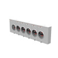 Milbank U8216-XL-KK-BLG 4 Terminal Ringless Small Closing Plate Horn Bypass 6 Position 7-8 In Barrel Lock Ground With Bracket Provision 100 Ampere Side Wireway