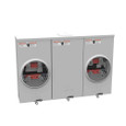 Milbank U8032-XL 4 Terminal Ringless Small Closing Plate 2 Position 100 Ampere