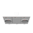 Milbank U8032-XL 4 Terminal Ringless Small Closing Plate 2 Position 100 Ampere