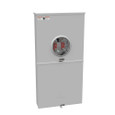 Milbank U5898-O-200-KK-BL 4 Terminal Ringless Plain Top 1-200 Ampere Main Breaker 8 Circuit Horn Bypass 9-16 In Barrel Lock With Bracket Provision Side Wireway