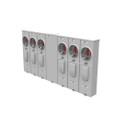 Milbank U5906-X-KK 4 Terminal Ringless Large Closing Plate Horn Bypass 6 Position 6-125 Ampere Main Breaker Provision 22k Ampere Interrupting Capacity