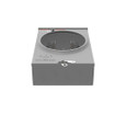 Milbank U7487-O-TG 4 Terminal Ringless Plain Top Triplex Ground 125 Ampere