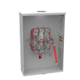 Milbank U9581-RL-QG-AEP 5 Terminal Ringless Small Hub Open Quadplex Ground Lever Bypass American Electric Power