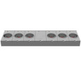 Milbank U8036-XL-KK-BLG 4 Terminal Ringless Small Closing Plate Horn Bypass 6 Position 7-8 In Barrel Lock Ground With Bracket Provision 100 Ampere