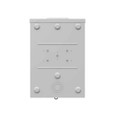 Milbank U8435-XL-TG-HSP 4 Terminal Ringless Small Closing Plate Triplex Ground Stainless Steel Hasp External Hex
