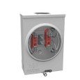 Milbank UAP7487-RL-TG-KK 4 Terminal Ringless Small Hub Open Triplex Ground Horn Bypass Aluminum Painted