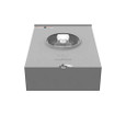 Milbank U9551-RL 5 Terminal Ringless Small Hub Open Lever Bypass Wide Shell