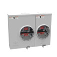 Milbank U9352-XL 4 Terminal Ringless Small Closing Plate 2 Position 150 Ampere Side Wireway