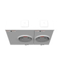 Milbank U9352-XL 4 Terminal Ringless Small Closing Plate 2 Position 150 Ampere Side Wireway