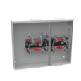 Milbank U9352-XL 4 Terminal Ringless Small Closing Plate 2 Position 150 Ampere Side Wireway