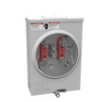 Milbank UAP8435-XL-TG-HSP 4 Terminal Ringless Small Closing Plate Triplex Ground Stainless Steel Hasp Aluminum Painted External Hex