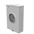 Milbank U9581-RXL-QG-AMS 5 Terminal Ringless Large Hub Open Adapt To Small Closing Plate Quadplex Ground Lever Bypass Ameren Center Flange Disconnect