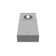 Milbank U9647N-RL-200 4 Terminal Ringless Small Hub Open 1-200 Ampere Main Breaker Triple Tap