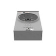 Milbank UC1299-XL 6 Terminal Ringless Small Closing Plate
