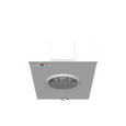 Milbank UAP9701-X-QG-BLG-AEP 7 Terminal Ringless Large Closing Plate Quadplex Ground Lever Bypass Aluminum Painted 7-8 In Barrel Lock Ground With Bracket Provision American Electric Power