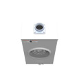Milbank U9700-DL-QG 7 Terminal Ringless 2 In Hub Quadplex Ground Lever Bypass