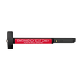 Yale Grade 1 Rim Device, Pullman Latch Exit Bar, Wide Stile Pushpad, Hex Key Dogging, 30" - 36" Door Opening Width