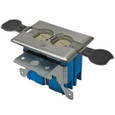 Carlon B121BFSS 1G 20 CU IN ADJ FLR BOX -ST STL CVR