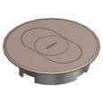 Carlon E97SSRC FLR BOX CVR 1-1/4 IN & SGL, CARAMEL