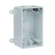 Carlon WPB-T050-W 1 GANG WP BOX THREADED 1/2IN WHITE