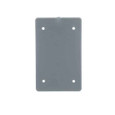 Carlon WPCV-BLK-G 1 GANG PVC BLANK FS COVER GREY