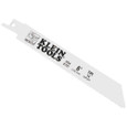 Klein Tools 31727 Reciprocating Saw Blades, 14 TPI, 6-Inch, 5-Pack