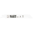 Klein Tools 31727 Reciprocating Saw Blades, 14 TPI, 6-Inch, 5-Pack