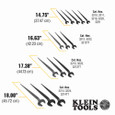 Klein Tools 3214TT Spud Wrench, 1-5/8-Inch Nominal Opening with Tether Hole