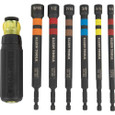 Klein Tools 14PNDHC 1/4-Inch Hollow Magnetic Color-Coded Power Nut Driver