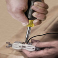Klein Tools 32476 Multi-Bit Screwdriver / Nut Driver, 5-in-1, Phillips, Slotted Bits