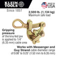 Klein Tools 1604-10 Haven's® Cable Grip 0.25-Inch Capacity