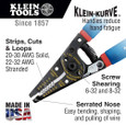 Klein Tools 11057 Klein-Kurve® Wire Stripper and Cutter