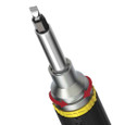 Klein Tools 32558 Multi-Bit Screwdriver / Nut Driver, 6-in-1, Ratcheting